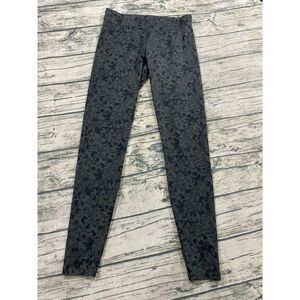 Cabi #3212 Safari‎ Leggings Women's Size Small Black Cheetah Print Stretch Slim